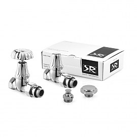 Exemet Floral Old Style 1/2" Комплект вентилей прямой, хром