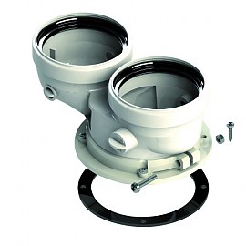 Дымоход Ferroli адаптер KIT SDOPPIATORE FLG 80/80