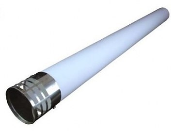 Vaillant Труба с&nbsp;защитной решеткой, 80&nbsp;мм, L=1000&nbsp;мм