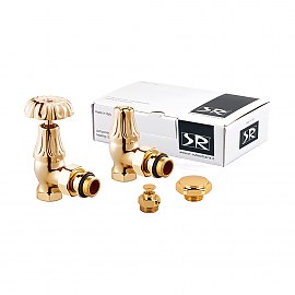 Exemet Floral Old Style 1/2" Комплект вентилей угловой, золото