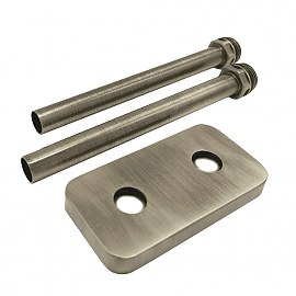 Exemet Комплект крышка+трубки 50&nbsp;мм, 15х1/2х L=150, хром матовый