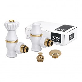 Exemet Liberty 1/2"х3/4" Комплект вентилей угловой, белый