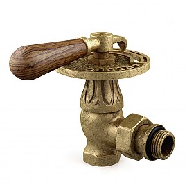 Exemet Belle Epoque, вентиль на&nbsp;подачу угловой 1/2", бронза