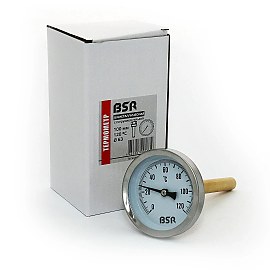 Термометр Zota BSR 120°C 63/100, погружная гильза