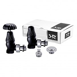 Exemet Floral Old Style 1/2" Комплект вентилей угловой, черный