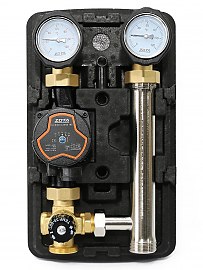 Насосная группа Zota 1" с&nbsp;термостатическим смесителем, насос EcoRING III 25-60 180