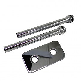 Exemet Комплект крышка+трубки 38&nbsp;мм, 15х1/2х L=150, хром