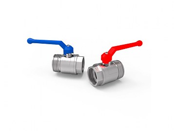 Комплект шаровых кранов HANSA DN40 1 1/2"ВРx2"НР