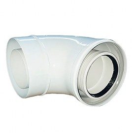 Ferroli CURVA отвод коаксиальный 90 градусов, 100/150&nbsp;мм