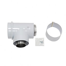 Vaillant Тройник 87° с&nbsp;ревизией, 80/125&nbsp;мм