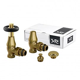 Exemet Floral Old Style 1/2" Комплект термостатический угловой, бронза