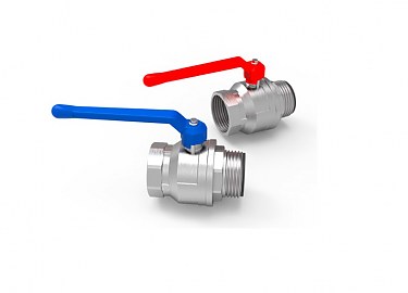 Комплект шаровых кранов HANSA DN65 2 1/2"ВРx2 1/2"НР
