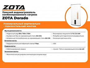 Водонагреватель с ТЭНом Zota Dorado