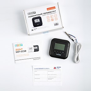 Комнатный термостат ZONT МЛ-232.black RS-485